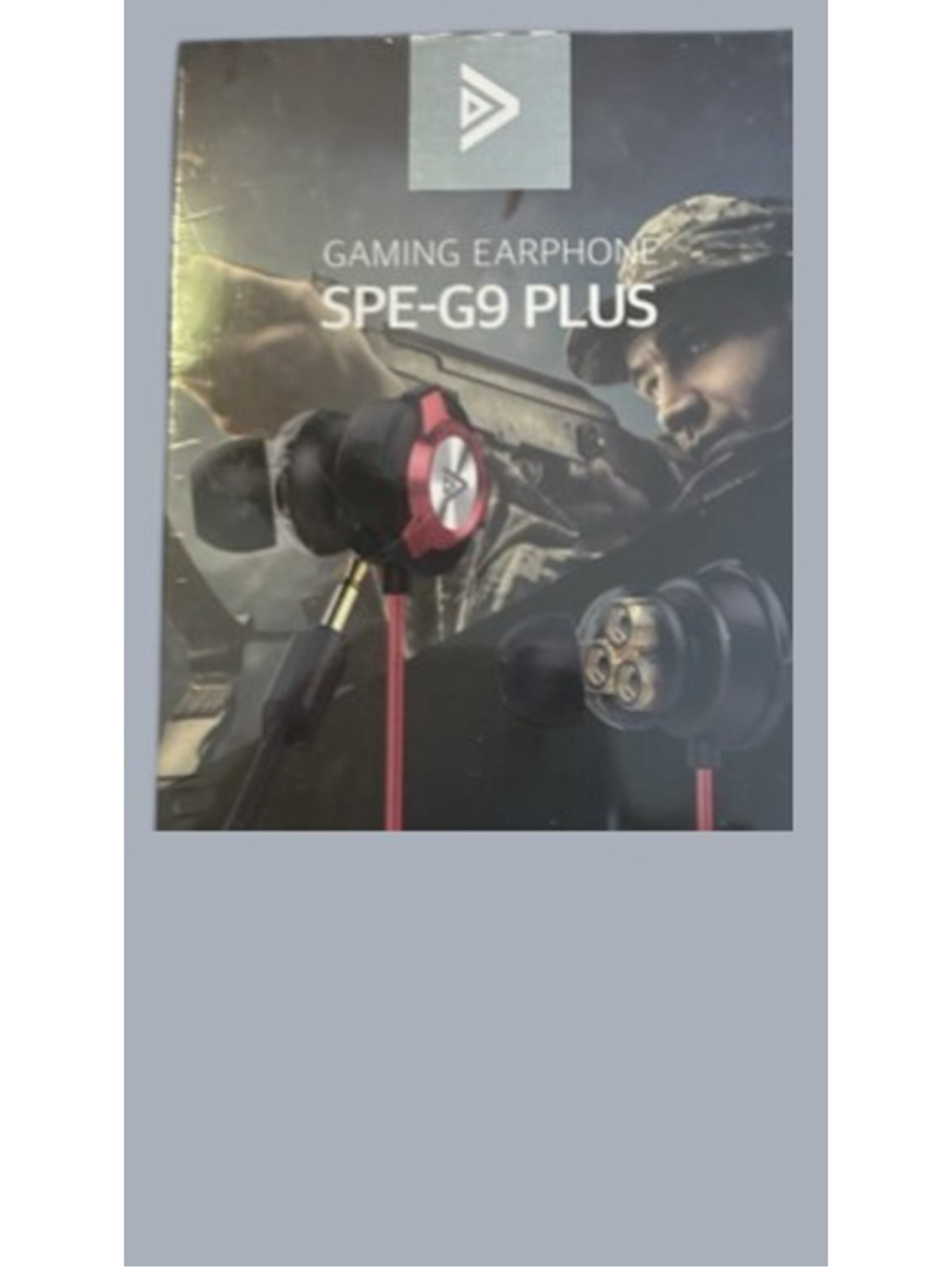 Sound Panda Gaming Earphones SPE-G9 Plus Red Built-in Microphone New